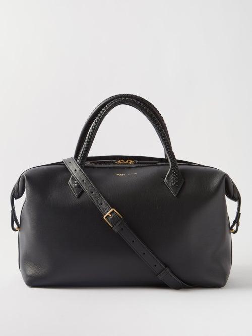 Mtier - Perriand City Smooth Calf-leather Top Handle Bag - Womens - Black