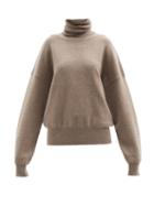 Extreme Cashmere - No. 204 Jill Stretch-cashmere Roll-neck Sweater - Womens - Brown