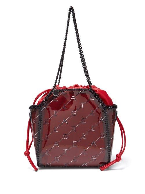Matchesfashion.com Stella Mccartney - Falabella Monogram Mini Tote Bag - Womens - Grey Multi