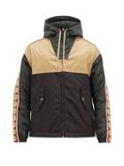 Matchesfashion.com Gucci - Gg-jacquard Shell Hooded Jacket - Mens - Brown Multi