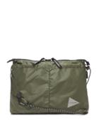 And Wander - Logo-print Ripstop Cross-body Bag - Mens - Green