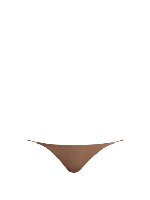 Matchesfashion.com Jade Swim - Bare Minimum Bikini Briefs - Womens - Nude