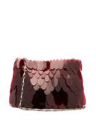 Matchesfashion.com Paco Rabanne - Plume 1969 Sequinned Shoulder Bag - Womens - Burgundy