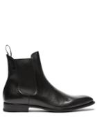 Matchesfashion.com Dunhill - Leather Chelsea Boots - Mens - Black