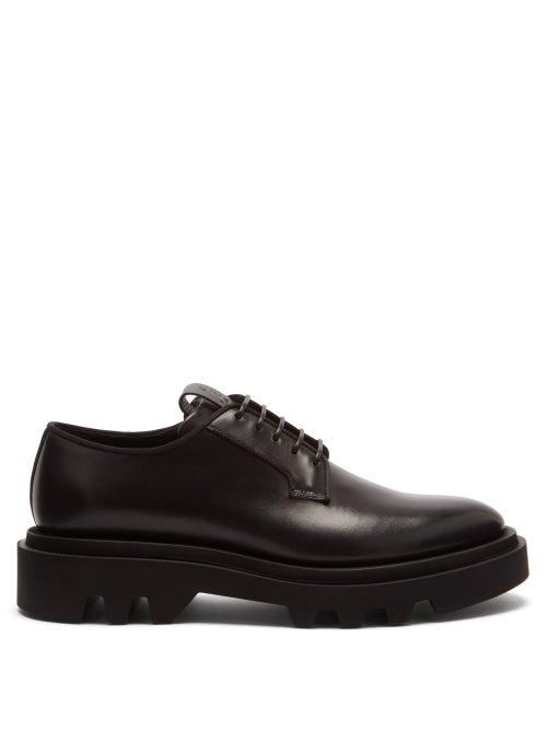 Matchesfashion.com Givenchy - Chunky-sole Leather Derby Shoes - Mens - Black