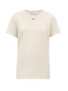 Matchesfashion.com Off-white - Floral And Logo Print Cotton T Shirt - Womens - White
