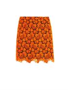 Christopher Kane Floral-lace Mini Skirt