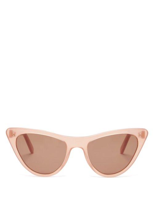 Matchesfashion.com Prism - St Louis Acetate Sunglasses - Womens - Pink Multi