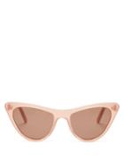 Matchesfashion.com Prism - St Louis Acetate Sunglasses - Womens - Pink Multi