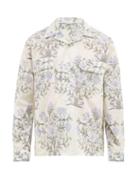 Matchesfashion.com Bode - Indo Floral Print Cotton Poplin Shirt - Mens - White Multi
