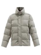 Staud - Ace Checked Padded Jacket - Womens - Green Multi