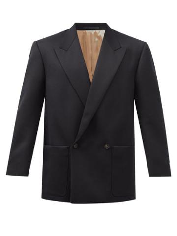 Fear Of God - Double-breasted Wool-twill Suit Jacket - Mens - Black