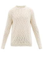 Matchesfashion.com Altea - Knitted Slubbed-cotton Sweater - Mens - Cream