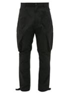 Matchesfashion.com Givenchy - Logo-patch Technical-blend Cargo Trousers - Mens - Black