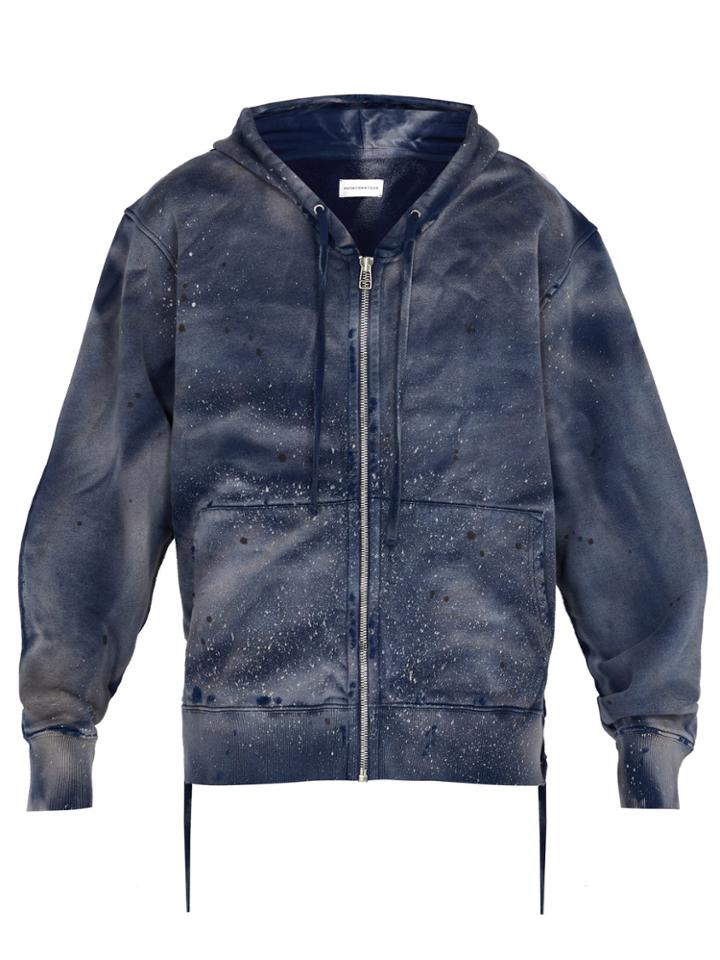 Faith Connexion Tie-dye Zip-through Hooded Sweatshirt