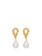 Matchesfashion.com Alighieri - The Initial Spark Glass Drop 24kt Gold Earrings - Womens - Gold
