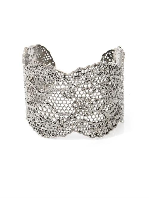 Aurélie Bidermann Silver-plated Vintage Lace Cuff