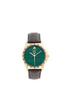 Matchesfashion.com Gucci - Gg Timeless Green Stone Watch - Mens - Green Multi
