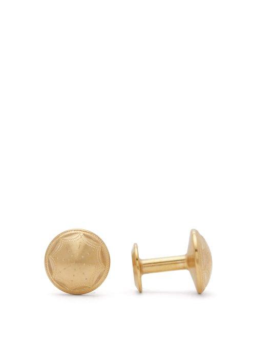 Matchesfashion.com Alice Made This - James Bright Brass Cufflinks - Mens - Gold