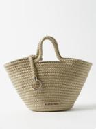 Balenciaga - Ibiza Woven Basket Bag - Womens - Cream