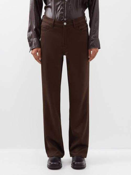 Our Legacy - 70s Virgin-wool Trousers - Mens - Brown