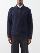 Inis Mein - Carpenter's Wool-blend Jacket - Mens - Navy Multi
