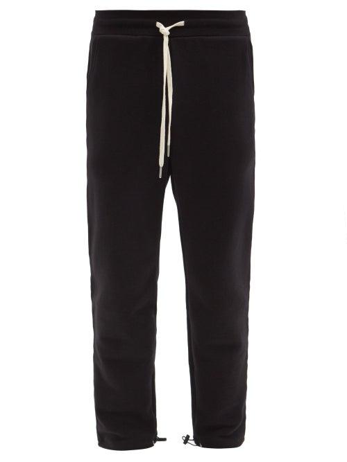 Mens Rtw John Elliott - Sochi Cotton-jersey Track Pants - Mens - Black