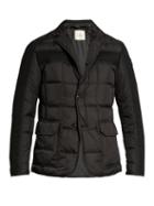 Moncler Ardenne Notch-lapel Layered Down Coat