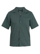 Prada Geometric-print Cotton Bowling Shirt