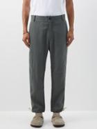 Maran - Gaucho Upcycled Silk-twill Cargo Trousers - Mens - Green