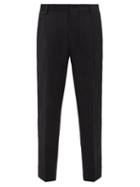 Dolce & Gabbana - Pinstripe Technical Suit Trousers - Mens - Black