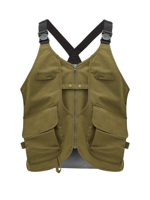 Matchesfashion.com Snow Peak - Takibi Utility Vest - Mens - Khaki
