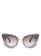 Miu Miu Butterfly-frame Sunglasses
