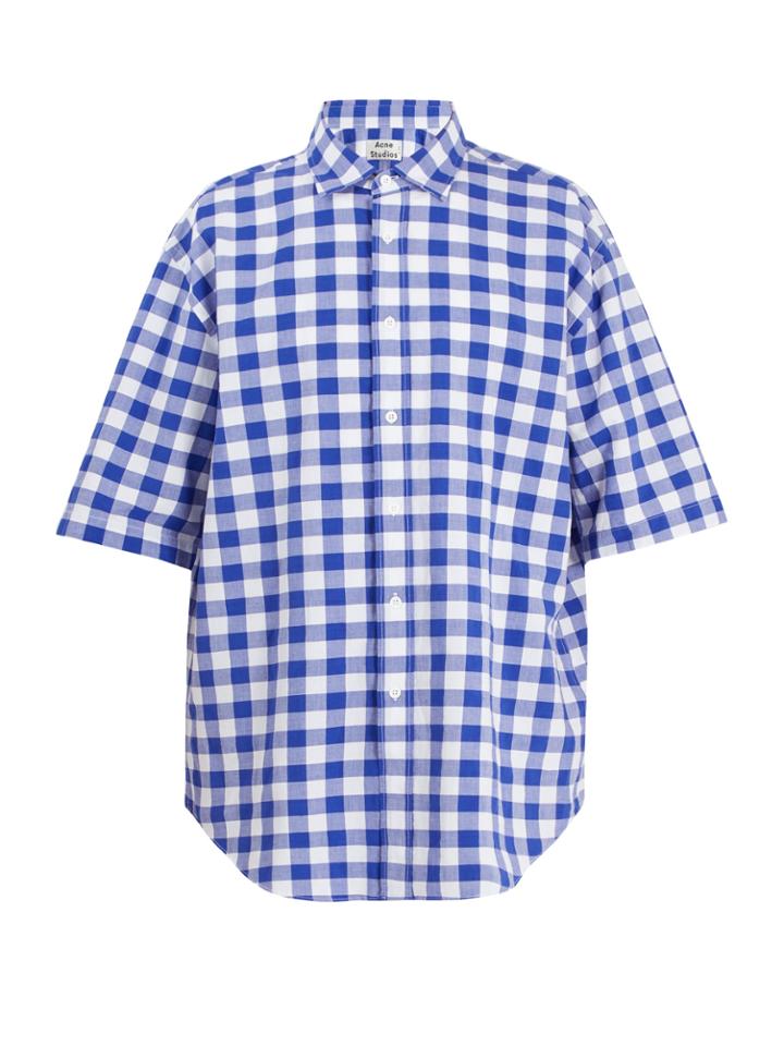 Acne Studios Albany Short-sleeve Check Shirt