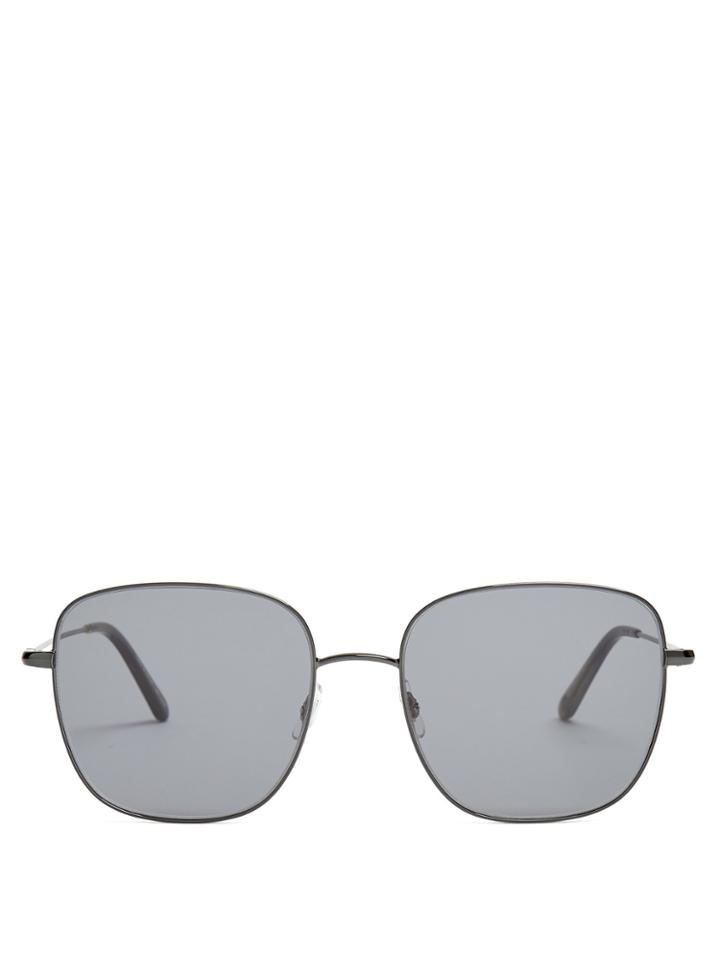 Garrett Leight Tuscany 55 Square-frame Sunglasses