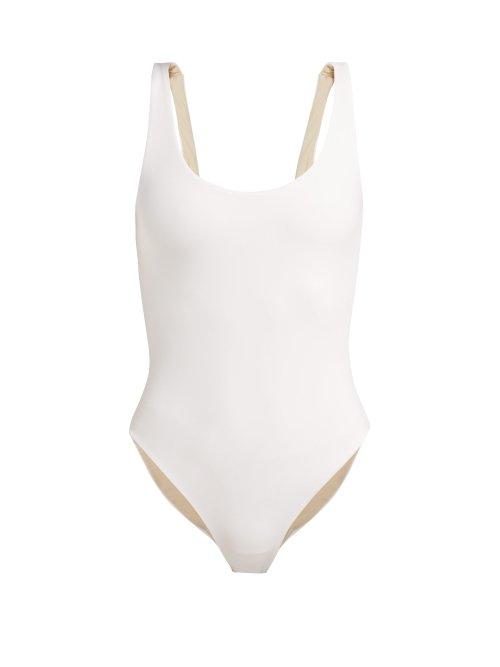 Matchesfashion.com Skin - The Lana Reversible Swimsuit - Womens - White Multi