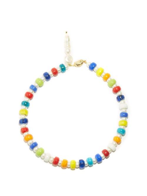 Ladies Jewellery Timeless Pearly - Pearl, Beaded & 24kt Gold-plated Choker - Womens - Multi