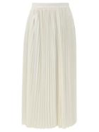 Matchesfashion.com Co - High-rise Pliss-crepe Midi Skirt - Womens - Ivory