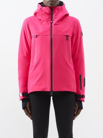 Moncler Grenoble - Chanavey Hooded Gore-tex Ski Jacket - Womens - Pink