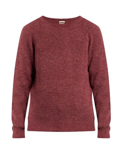 Massimo Alba Crew-neck Alpaca-blend Sweater