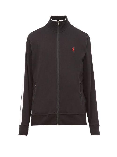 Matchesfashion.com Polo Ralph Lauren - 30/1 Side Stripe Cotton Track Top - Mens - Black