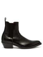Matchesfashion.com Givenchy - Western Grained Leather Boots - Mens - Black