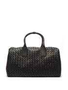 Matchesfashion.com Bottega Veneta - Medium Intrecciato Leather Holdall - Mens - Black
