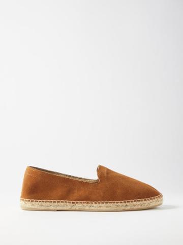 The Resort Co - Suede Espadrilles - Mens - Brown