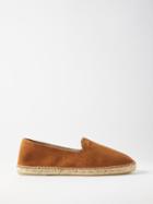 The Resort Co - Suede Espadrilles - Mens - Brown