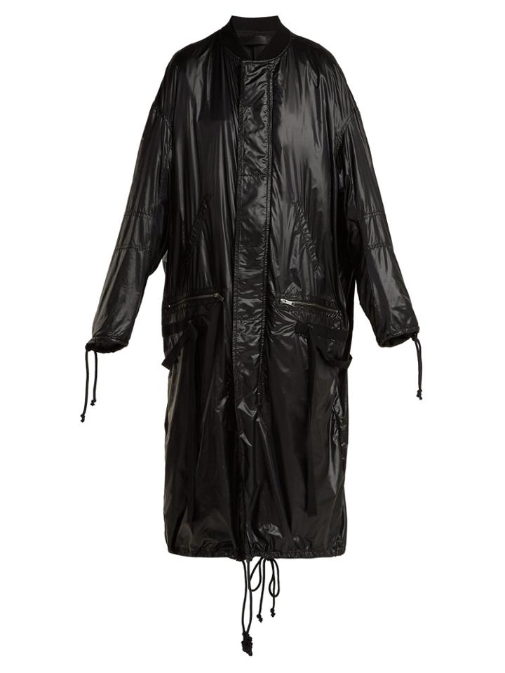 Haider Ackermann High-shine Shell Coat