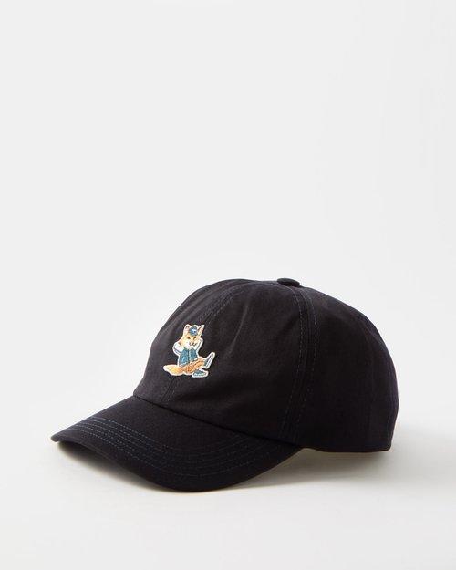 Maison Kitsun - Dressed Fox-patch Cotton Baseball Cap - Mens - Navy