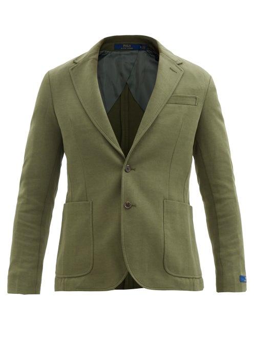 Polo Ralph Lauren - Patch-pocket Jersey Blazer - Mens - Green