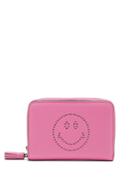 Anya Hindmarch Smiley Zip-around Leather Wallet