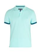 Matchesfashion.com Vilebrequin - Palatin Cotton Piqu Polo Shirt - Mens - Light Blue